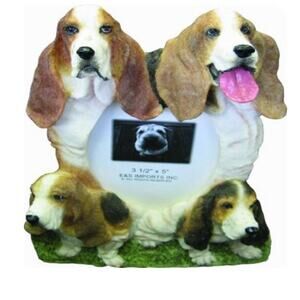 Basset Hound 3D Ceramic Picture Frame NEW